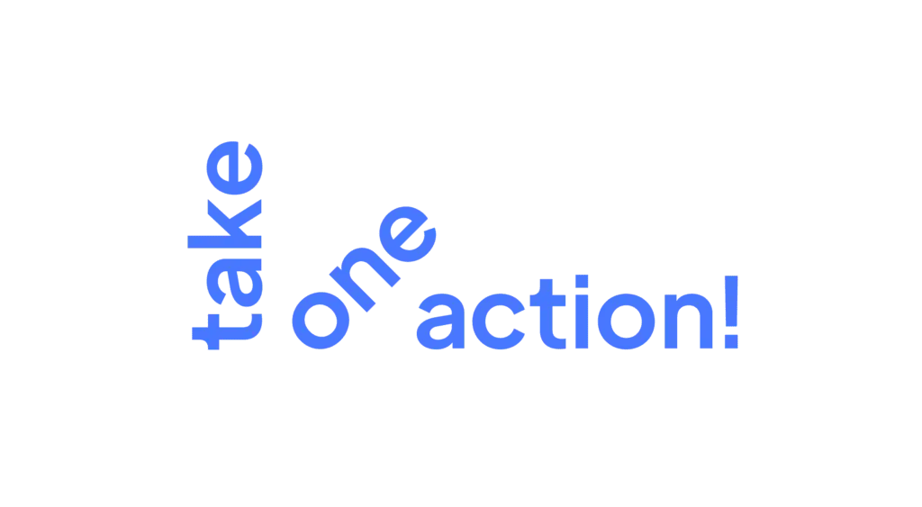 take one action logo