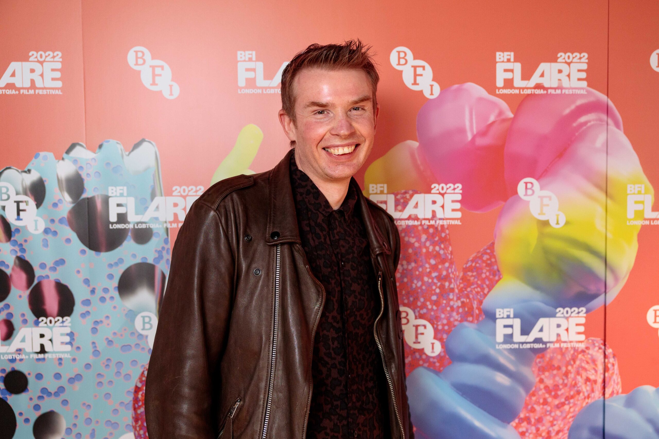Steven stood in front of a BFI sign.